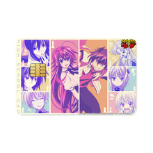 Load image into Gallery viewer, High School DxD Rias Gremory, Akeno Himejima, Issei Hyoudou, Koneko Toujou, Asia Argento Credit Card Skins (4-in-1 Pack)