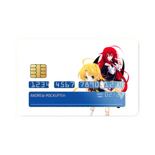 Load image into Gallery viewer, High School DxD Rias Gremory, Asia Argento Credit Card Skins (4-in-1 Pack)