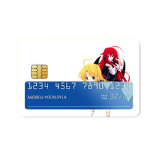 Load image into Gallery viewer, High School DxD Rias Gremory, Asia Argento Credit Card Skins (4-in-1 Pack)