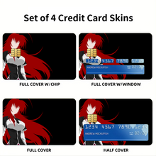 Load image into Gallery viewer, High School DxD Rias Gremory Credit Card Skins (4-in-1 Pack)