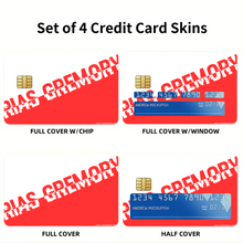 Load image into Gallery viewer, High School DxD Rias Gremory Credit Card Skins (4-in-1 Pack)