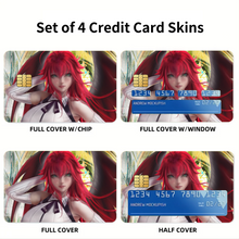 Load image into Gallery viewer, High School DxD Rias Gremory Credit Card Skins (4-in-1 Pack)