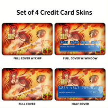 Load image into Gallery viewer, High School DxD Rias Gremory Credit Card Skins (4-in-1 Pack)