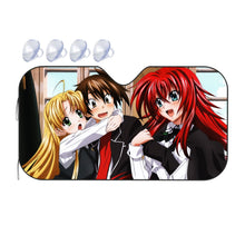 Load image into Gallery viewer, High School DxD Rias Gremory, Issei Hyoudou, Asia Argento Car Sunshade