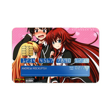 Load image into Gallery viewer, High School DxD Rias Gremory, Issei Hyoudou, Asia Argento Credit Card Skins (4-in-1 Pack)