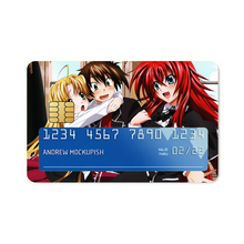 Load image into Gallery viewer, High School DxD Rias Gremory, Issei Hyoudou, Asia Argento Credit Card Skins (4-in-1 Pack)