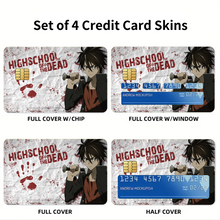 Load image into Gallery viewer, Highschool Of The Dead Credit Card Skins (4-in-1 Pack)