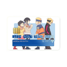 Load image into Gallery viewer, Himawari, Hinata, Naruto and Boruto  Credit Card Skins (4-in-1 Pack)