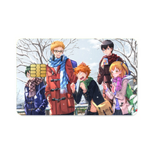 Load image into Gallery viewer, Hinata Shouyou, Kageyama Tobio, Yachi Hitoka Credit Card Skins (4-in-1 Pack)