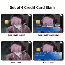 Load image into Gallery viewer, Hitori Gotou Credit Card Skins (4-in-1 Pack)