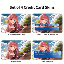 Load image into Gallery viewer, Hitori Gotou Credit Card Skins (4-in-1 Pack)