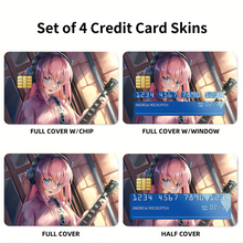 Load image into Gallery viewer, Hitori Gotou Credit Card Skins (4-in-1 Pack)