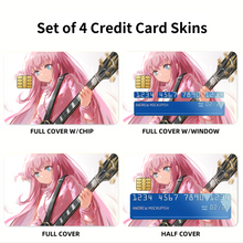 Load image into Gallery viewer, Hitori Gotou Credit Card Skins (4-in-1 Pack)