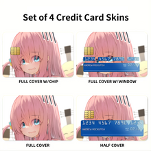 Load image into Gallery viewer, Hitori Gotou Credit Card Skins (4-in-1 Pack)