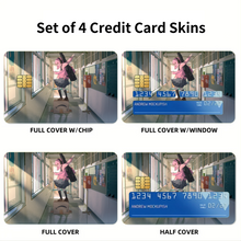 Load image into Gallery viewer, Hitori Gotou Credit Card Skins (4-in-1 Pack)