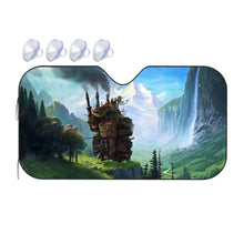 Load image into Gallery viewer, Howl's Moving Castle  Car Sunshade