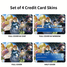 Load image into Gallery viewer, Howl's Moving Castle Credit Card Skins (4-in-1 Pack)