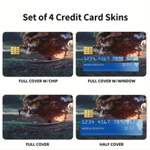 Load image into Gallery viewer, Howl's Moving Castle Credit Card Skins (4-in-1 Pack)