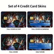 Load image into Gallery viewer, Howl's Moving Castle Credit Card Skins (4-in-1 Pack)