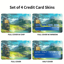 Load image into Gallery viewer, Howl's Moving Castle Credit Card Skins (4-in-1 Pack)