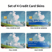 Load image into Gallery viewer, Howl & Sophie Credit Card Skins (4-in-1 Pack)