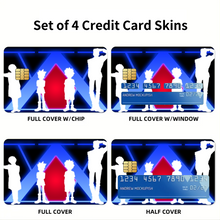 Load image into Gallery viewer, Hunter x Hunter Ending Background Credit Card Skins (4-in-1 Pack)