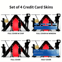 Load image into Gallery viewer, Hunter x Hunter Ending Background White Credit Card Skins (4-in-1 Pack)