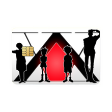 Load image into Gallery viewer, Hunter x Hunter Ending Background White Credit Card Skins (4-in-1 Pack)