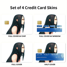 Load image into Gallery viewer, Hunter x Hunter Illumi Zoldyck Credit Card Skins (4-in-1 Pack)