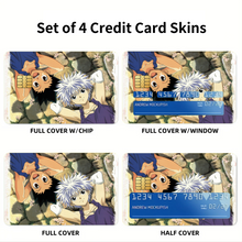 Load image into Gallery viewer, Hunter x Hunter Killua Zoldyck, Gon Freecss Credit Card Skins (4-in-1 Pack)