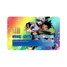 Load image into Gallery viewer, Hunter x Hunter Killua Zoldyck, Gon Freecss Credit Card Skins (4-in-1 Pack)