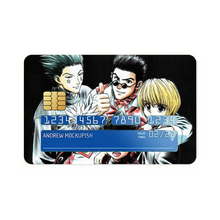 Load image into Gallery viewer, Hunter x Hunter Killua Zoldyck, Kurapika Credit Card Skins (4-in-1 Pack)