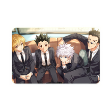Load image into Gallery viewer, Hunter x Hunter Killua Zoldyck, Kurapika, Gon Freecss Credit Card Skins (4-in-1 Pack)