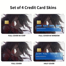 Load image into Gallery viewer, Hyakkimaru and Mio Credit Card Skins (4-in-1 Pack)
