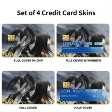 Load image into Gallery viewer, Hyakkimaru and Mio Credit Card Skins (4-in-1 Pack)