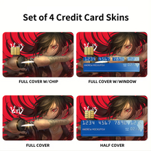 Load image into Gallery viewer, Hyakkimaru Credit Card Skins (4-in-1 Pack)