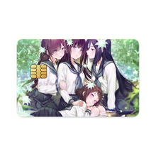Load image into Gallery viewer, Hyouka Eru Chitanda, Mayaka Ibara, Fuyumi Irisu, Kaho Juumonji Credit Card Skins (4-in-1 Pack)