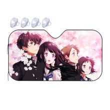 Load image into Gallery viewer, Hyouka Eru Chitanda, Satoshi Fukube, Mayaka Ibara Car Sunshade