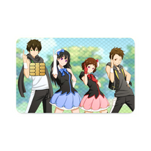 Load image into Gallery viewer, Hyouka Eru Chitanda, Satoshi Fukube, Mayaka Ibara Credit Card Skins (4-in-1 Pack)