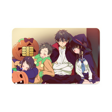 Load image into Gallery viewer, Hyouka Eru Chitanda, Satoshi Fukube, Mayaka Ibara Credit Card Skins (4-in-1 Pack)