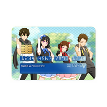 Load image into Gallery viewer, Hyouka Eru Chitanda, Satoshi Fukube, Mayaka Ibara Credit Card Skins (4-in-1 Pack)