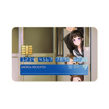 Load image into Gallery viewer, Hyouka Eru Chitanda, Satoshi Fukube, Mayaka Ibara Credit Card Skins (4-in-1 Pack)