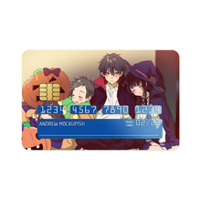 Load image into Gallery viewer, Hyouka Eru Chitanda, Satoshi Fukube, Mayaka Ibara Credit Card Skins (4-in-1 Pack)