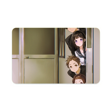 Load image into Gallery viewer, Hyouka Eru Chitanda, Satoshi Fukube, Mayaka Ibara Credit Card Skins (4-in-1 Pack)
