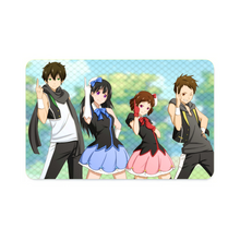 Load image into Gallery viewer, Hyouka Eru Chitanda, Satoshi Fukube, Mayaka Ibara Credit Card Skins (4-in-1 Pack)