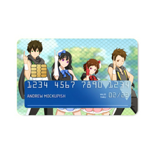 Load image into Gallery viewer, Hyouka Eru Chitanda, Satoshi Fukube, Mayaka Ibara Credit Card Skins (4-in-1 Pack)