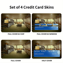 Load image into Gallery viewer, Hyuoka Club room Credit Card Skins (4-in-1 Pack)
