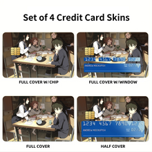 Load image into Gallery viewer, Hyuoka main members Credit Card Skins (4-in-1 Pack)