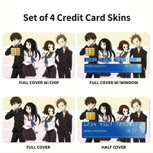 Load image into Gallery viewer, Hyuoka main members Credit Card Skins (4-in-1 Pack)