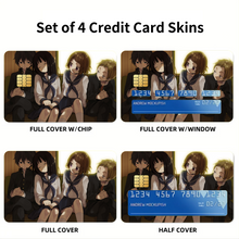 Load image into Gallery viewer, Hyuoka main members Credit Card Skins (4-in-1 Pack)